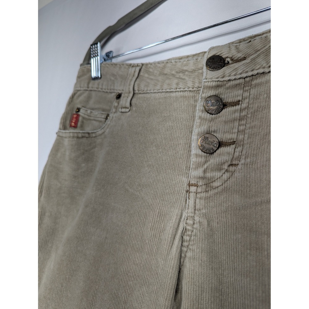 Mudd Corduroy Flare Jeans Tan Button Fly Women's‎ Size 11 - Picture 8 of 9